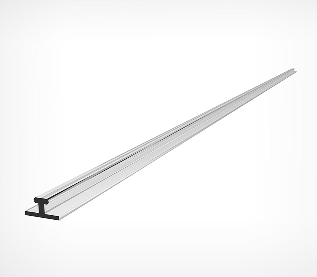 Т-образный профиль с магнитным скотчем для крепления пластиковых разделителей полок торговых стеллажей