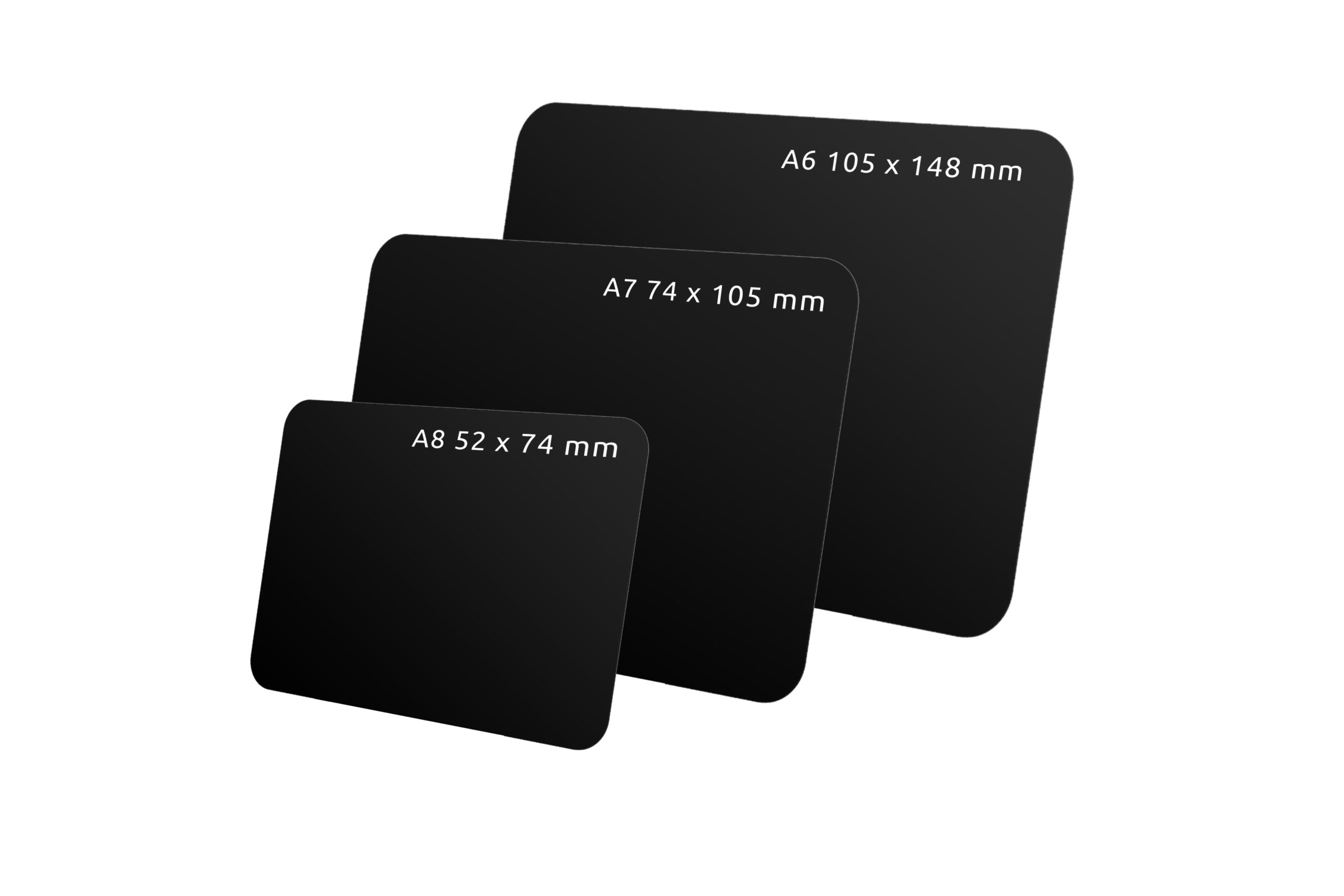 Меловая доска (грифельный ценник) А8 для написания маркером на водной основе