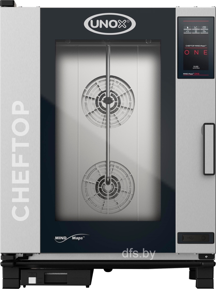 Электрический пароконвектомат UNOX XEVC-1011-E1RM: 380В