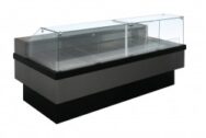 Витрина торговая холодильная (прилавок для гастрономии) Немига Куб 120ВС для продуктовых магазинов