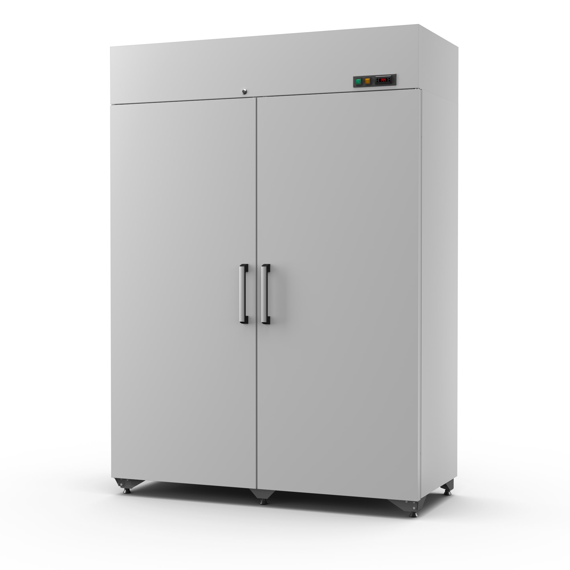 Шкаф холодильный двухдверный с распашными глухими дверями с вешалами для мясных полутуш Случь 1400 л