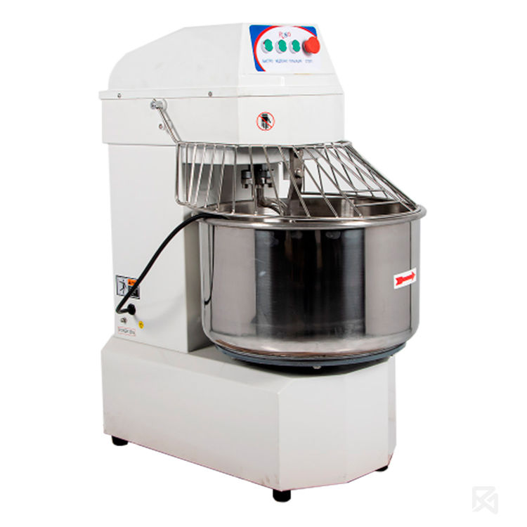 Фото - Тестомес ROSSO спиральный RH-30AT подъемная траверса фиксированная дежа 30л