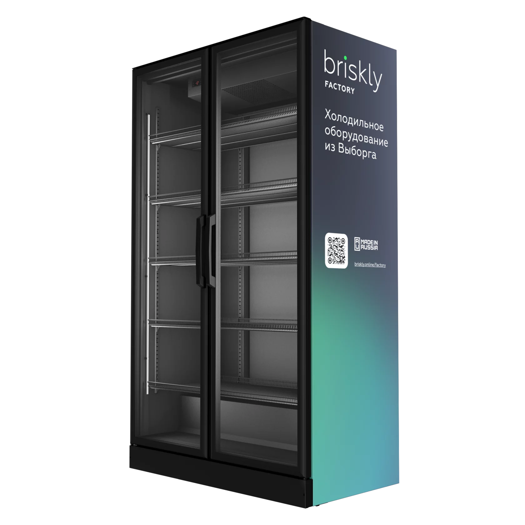 Шкаф холодильный Briskly 11 RAL 7024 (графитовый серый)