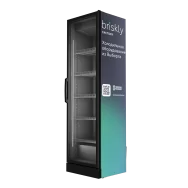 Шкаф холодильный торговый Briskly 4 RAL 7024 (графитовый серый)