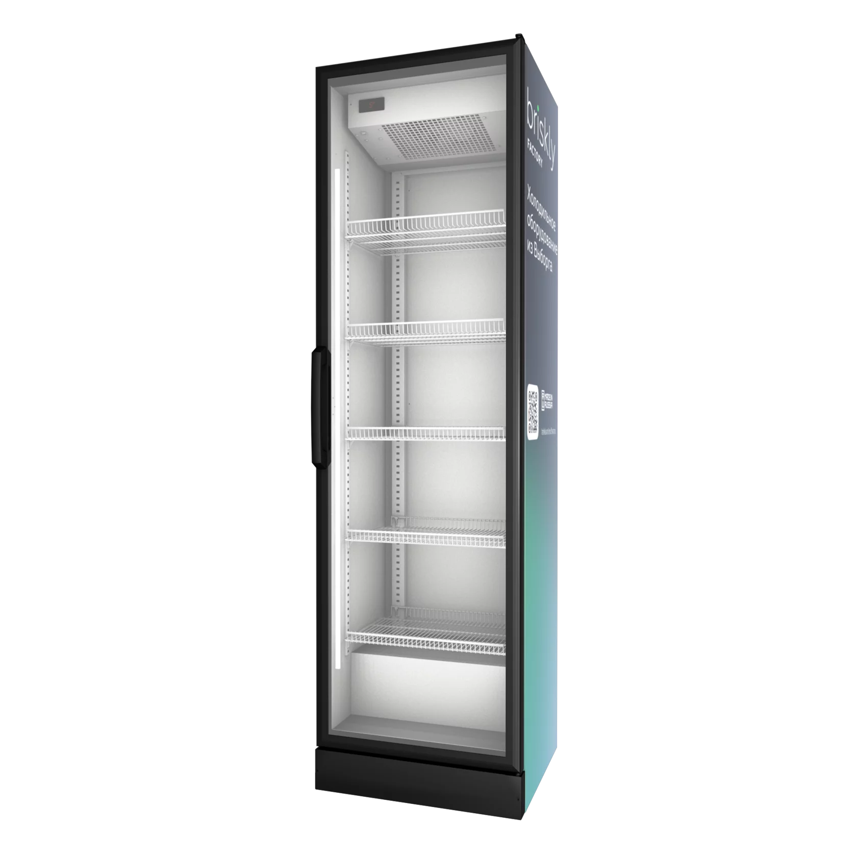 Шкаф холодильный торговый Briskly 4 белый - 3