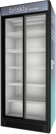 Шкаф холодильный Briskly 8 SLIDE AD RAL 7024 (графитовый серый)