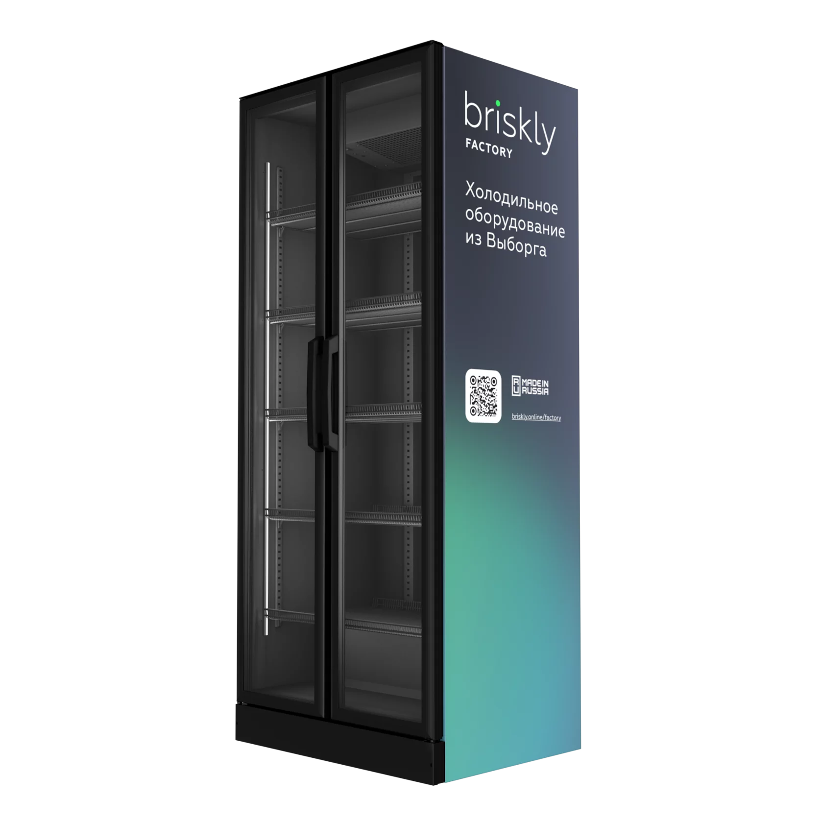 Шкаф холодильный Briskly 8 RAL 7024 (графитовый серый)