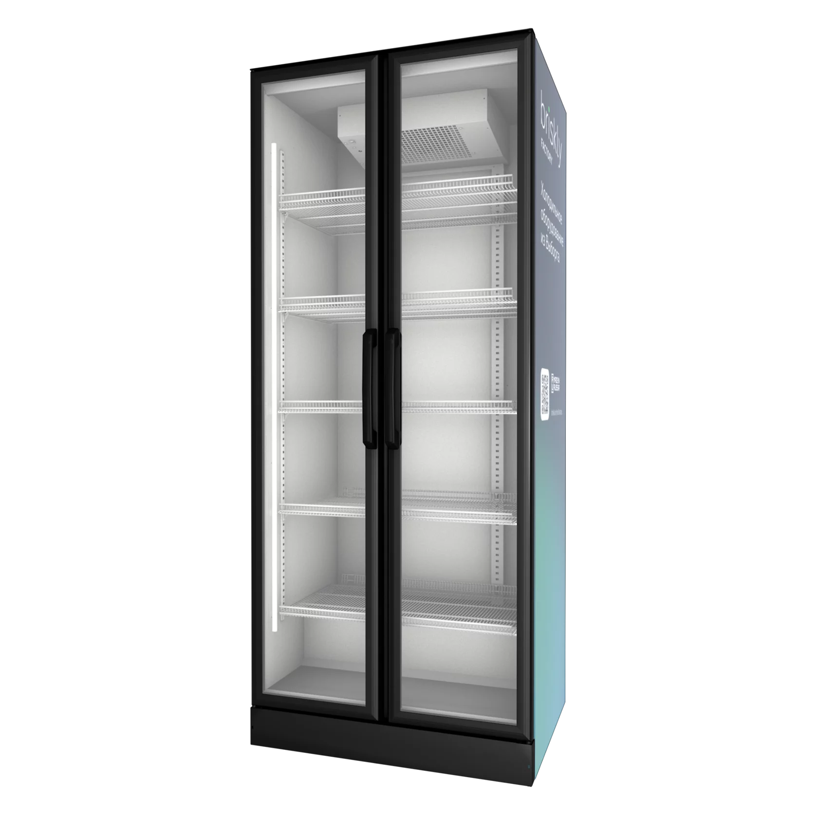 Шкаф холодильный торговый Briskly 8 белый_1