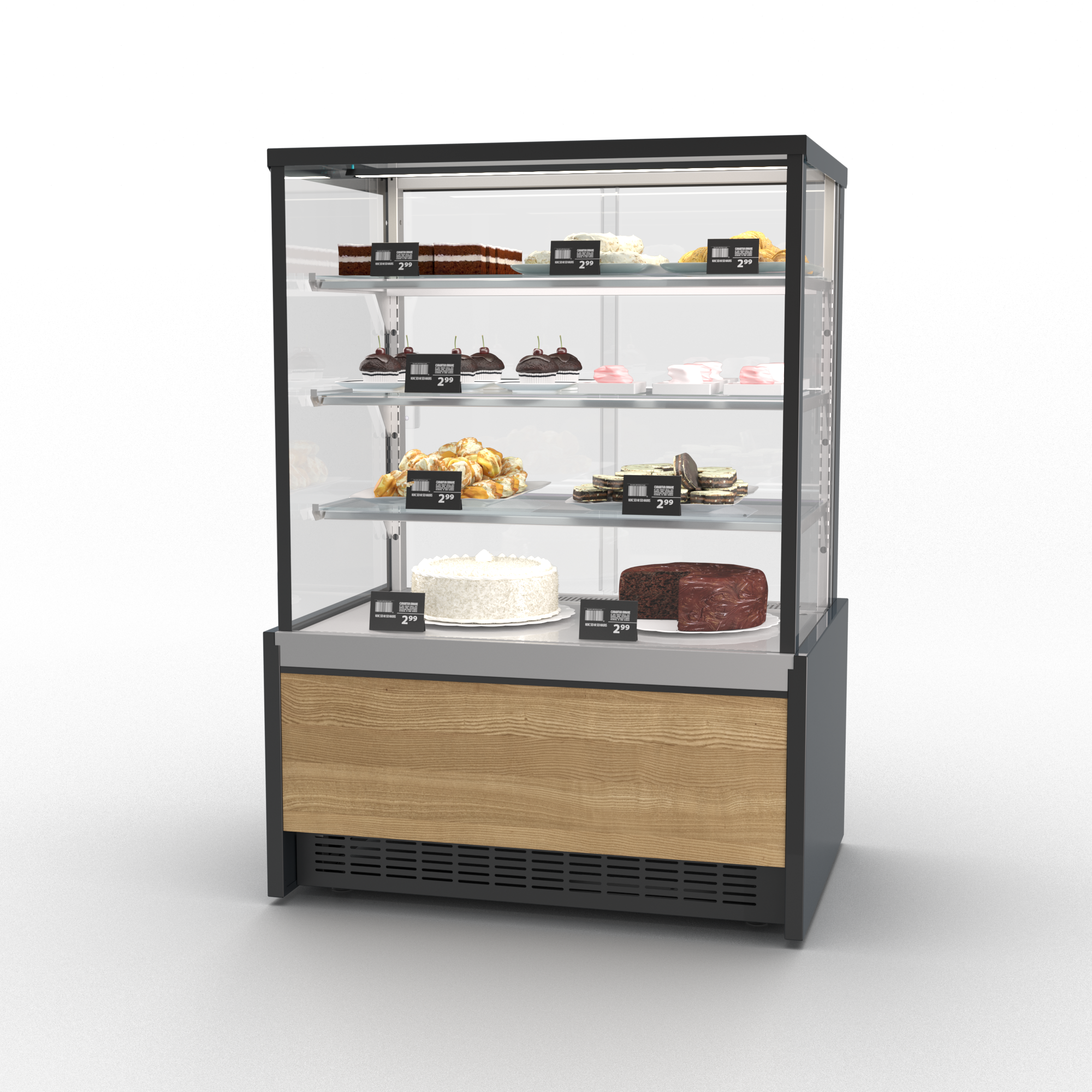 Витрина холодильная кондитерская МЕРЕЯ ВВ для магазинов