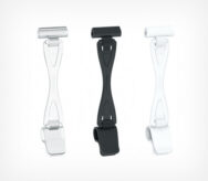 Комплект ДЕЛИ на ножке высотой 40 мм или 90 мм  для крепления на край посуды.  Используется для крепления ценников на гастроёмкости