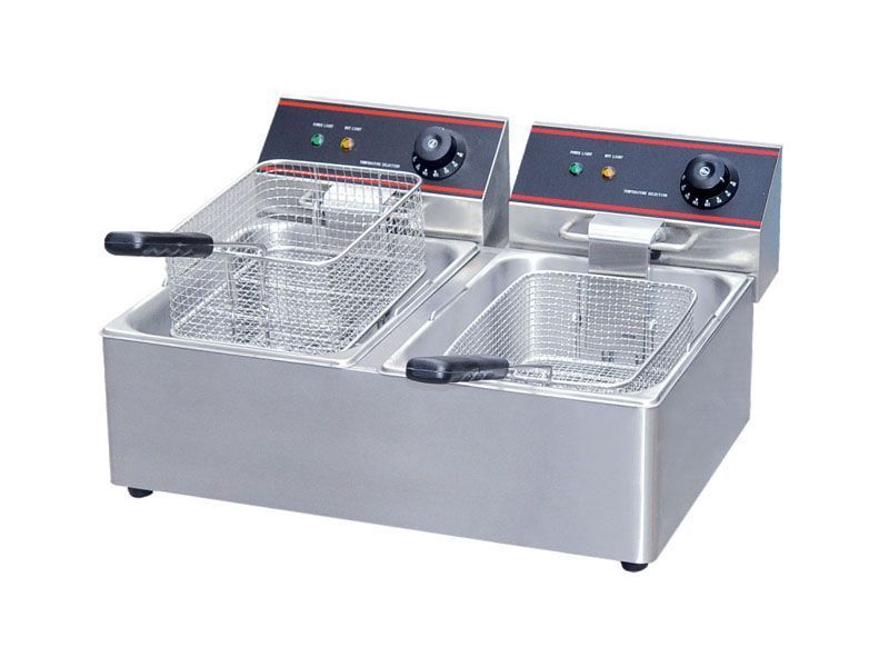 Фритюрница Eksi HEF-8L-2: две емоксти по 8л