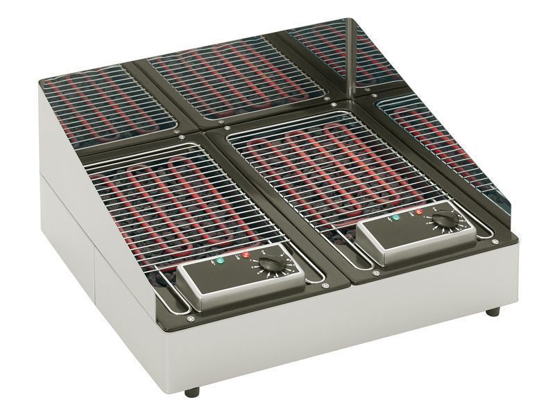Лавовый гриль Roller Grill 140 D  купить в Минске: 2 зоны нагрева; 220 В; структура поверхности - решетка; лавовый; 5 кВт