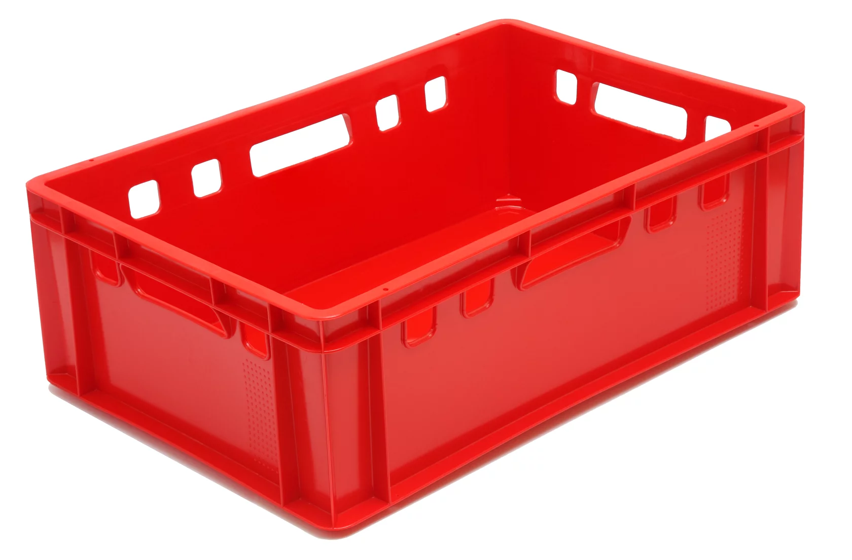 Ящик N33 пластиковый 600x400x200 мм для мясных и колбасных изделий